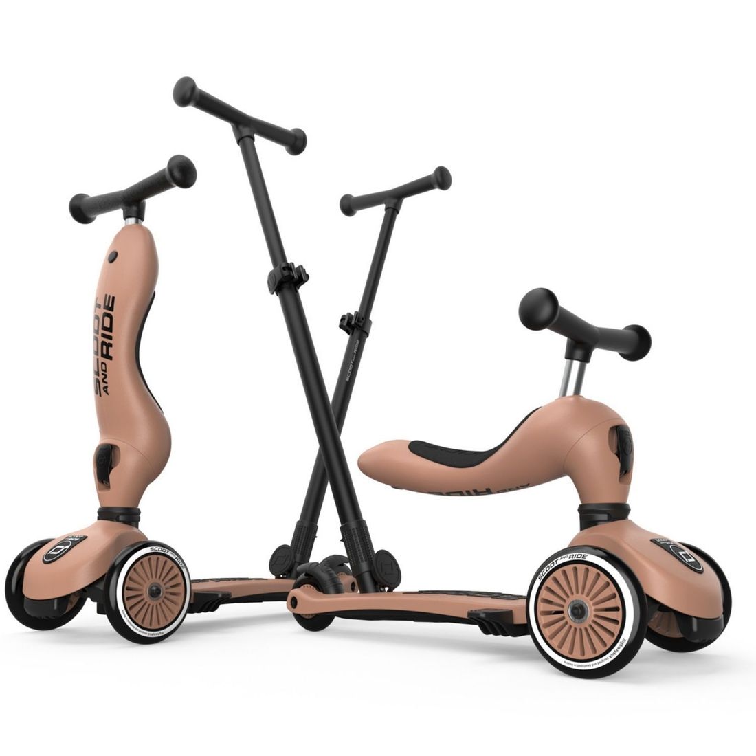 Porteur évolutif Highwaykick 1 Push and Go Mocha (Scoot And Ride) - Couverture