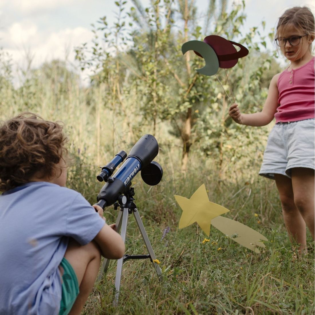 Télescope astronomique enfant KIDYTELESCOPE avec trépied (Kidywolf) - Image 5