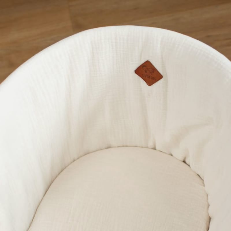 Couffin bébé matelas drap jeanne - tu (Sevira Kids) - Image 3
