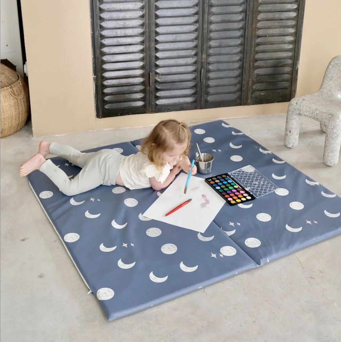 Tapis de vie Waterproof To The Moon (Mezamé Paris) - Image 1