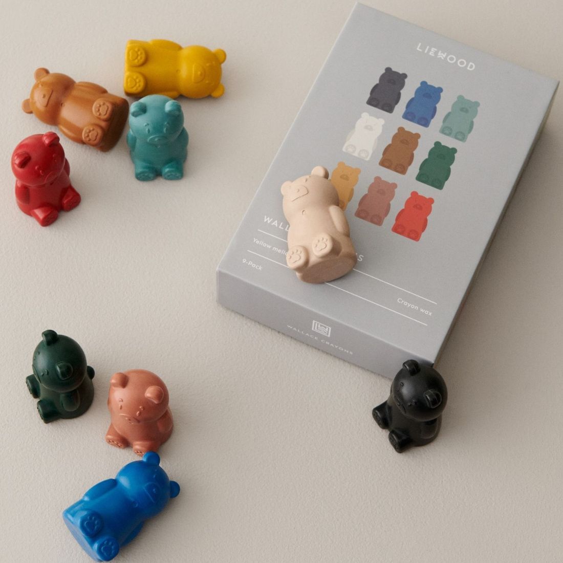 Lot de 9 crayons de couleurs Wallace (Liewood) - Image 3