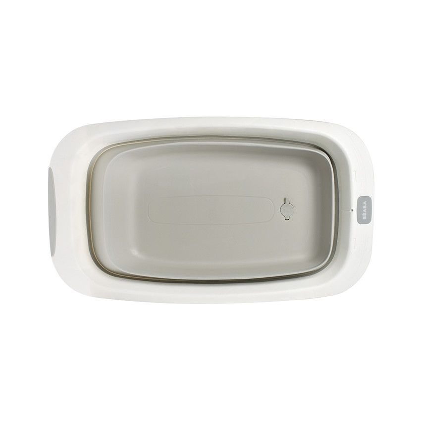 Baignoire pliable Eazy Pop Camélé'O Gris Velours - Gris (Béaba) - Image 1