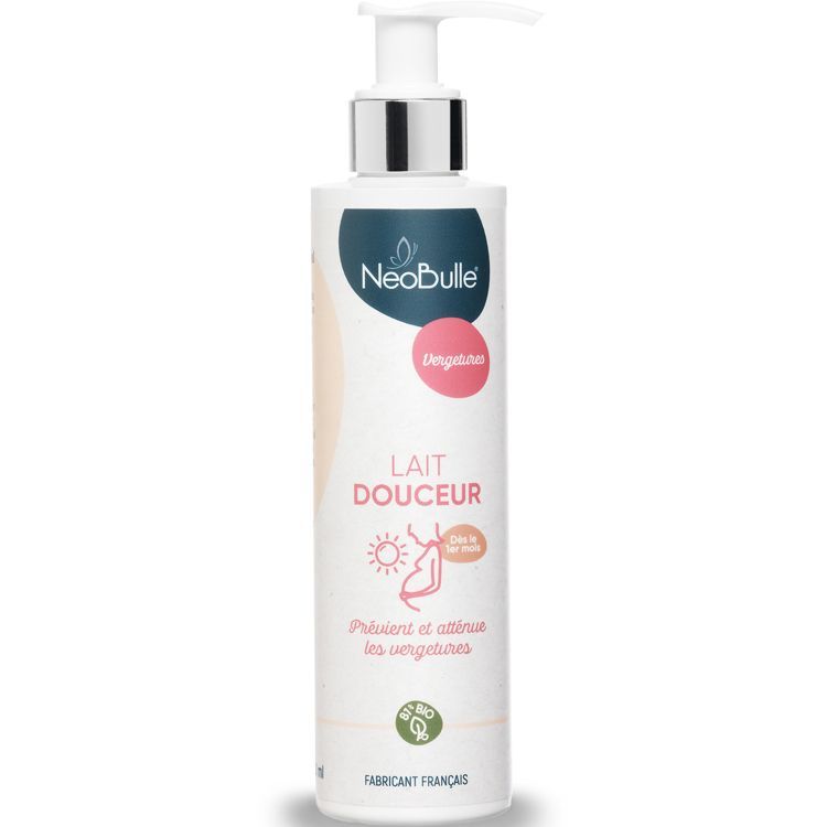 Lait corporel Douceur anti-vergetures bio (200 ml) (Neobulle) - Image 1