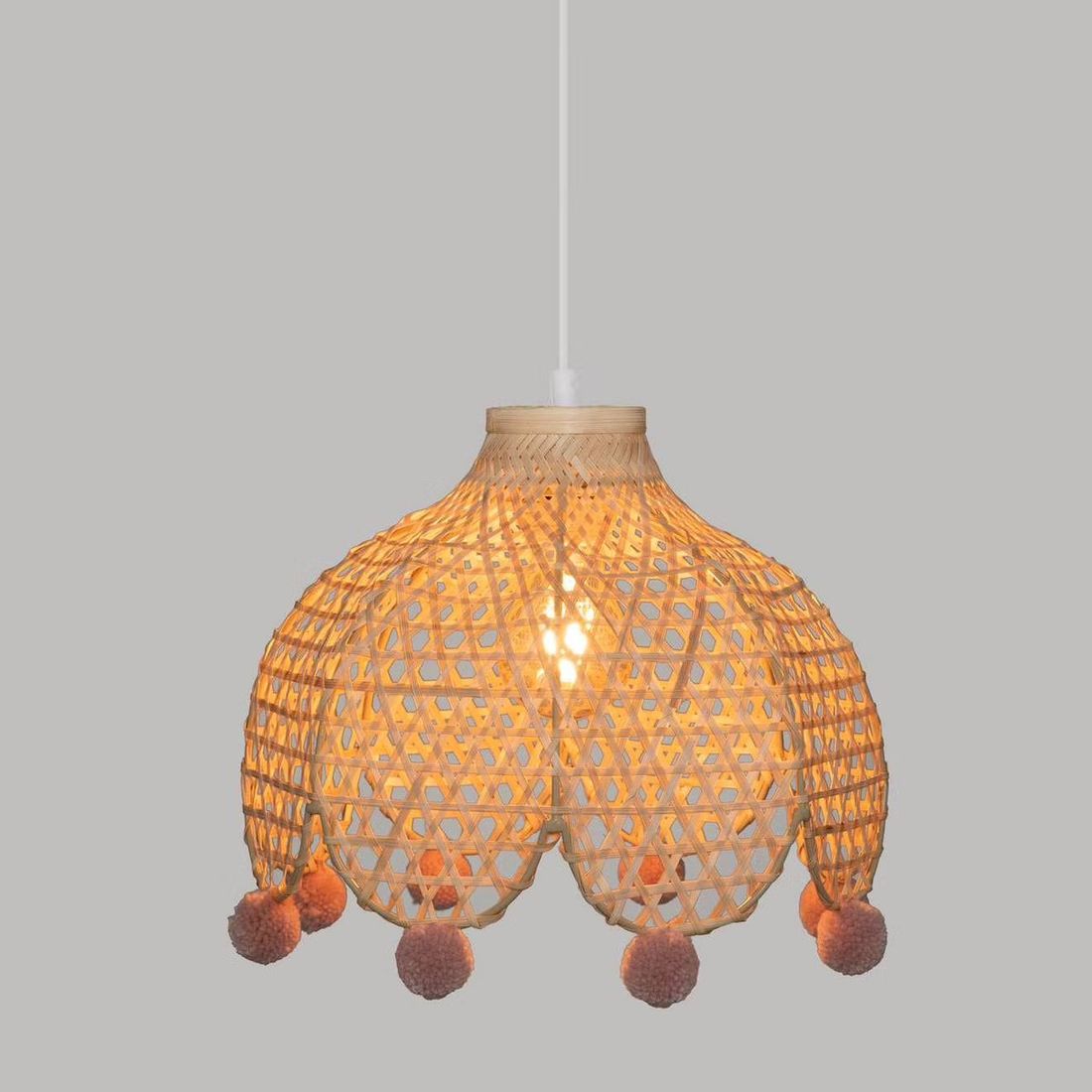 Suspension Enfant Pompons - Maka Beige (Atmosphera) - Image 3