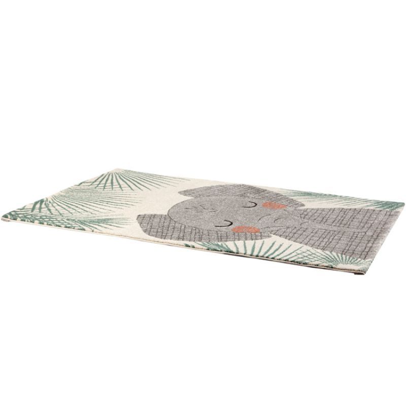 Tapis rectangulaire éléphant Junko (120 x 170 cm) (Nattiot) - Image 6