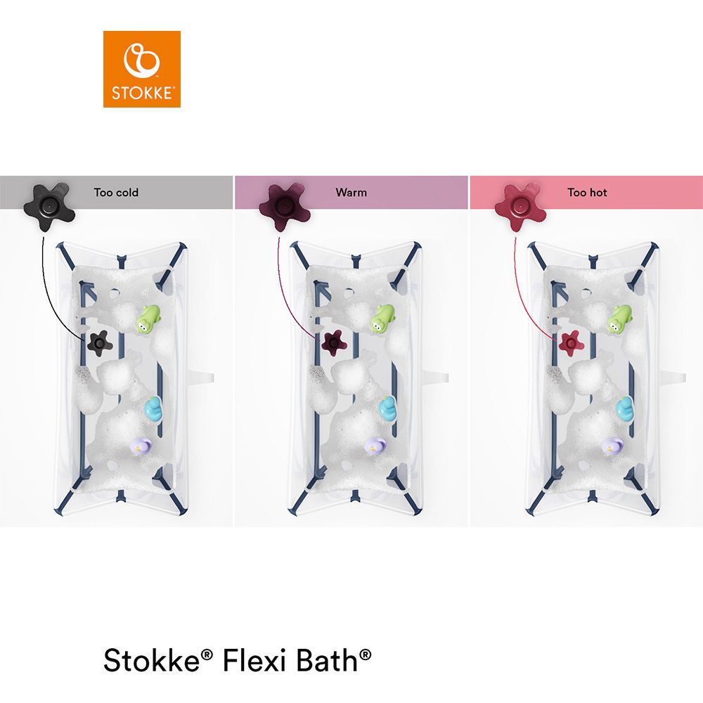 Baignoire Flexi Bath™ bouchon thermique (Stokke) - Image 3