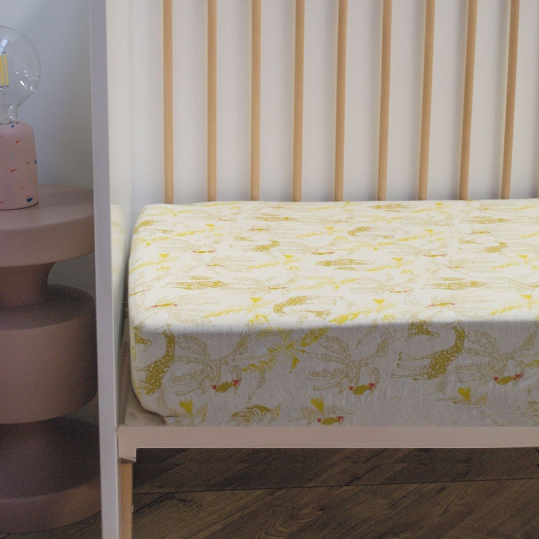 Drap housse en jersey Honey Moon (60 x 120 cm) (Domiva) - Image 3