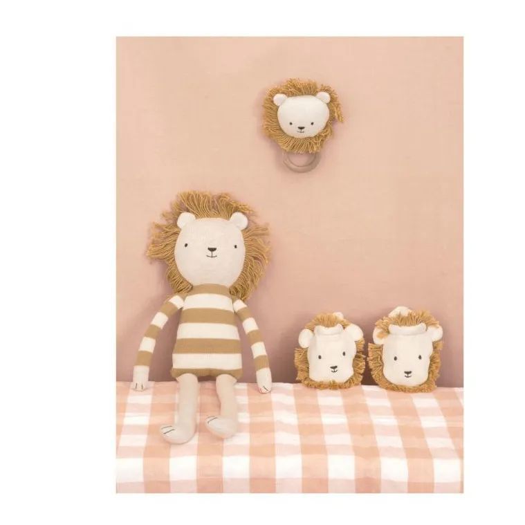 Meri Meri - Chaussons pour bébé Lion en coton bio (Meri Meri) - Image 2