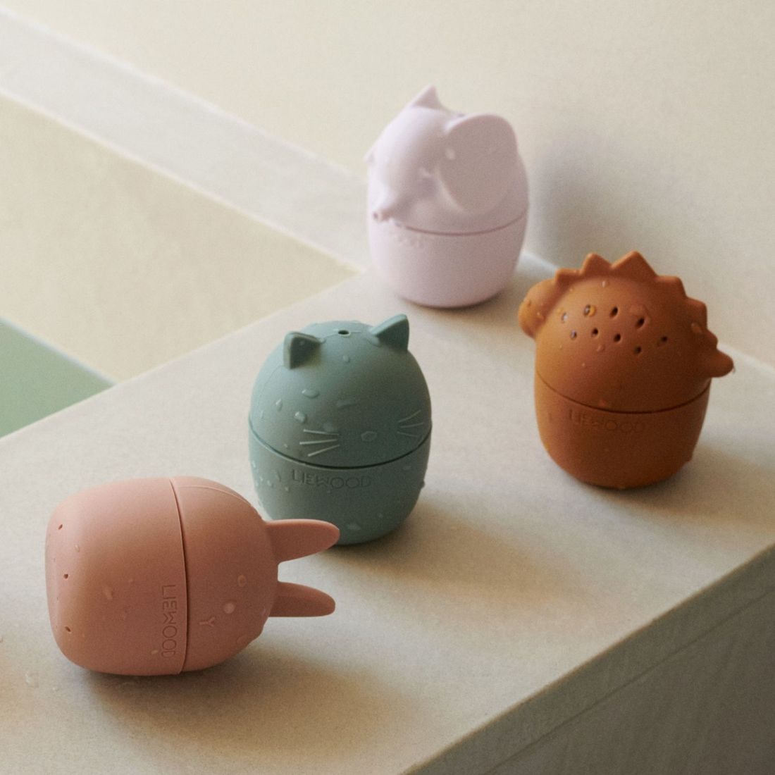 Lot de 5 jouets de bain Gaby Multi mix (Liewood) - Image 4