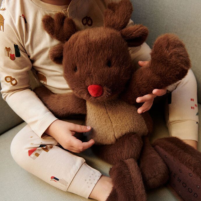 Peluche Berto Renne - Pecan (Liewood) - Image 4