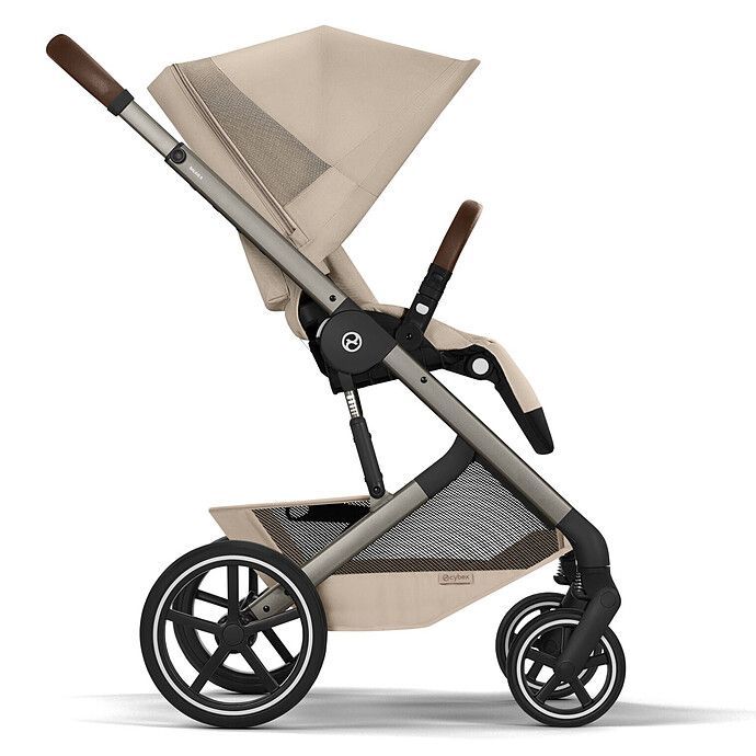 Pack Poussette Balios S Lux 2026 + Nacelle Pliable - Almond Beige (Cybex) - Image 5