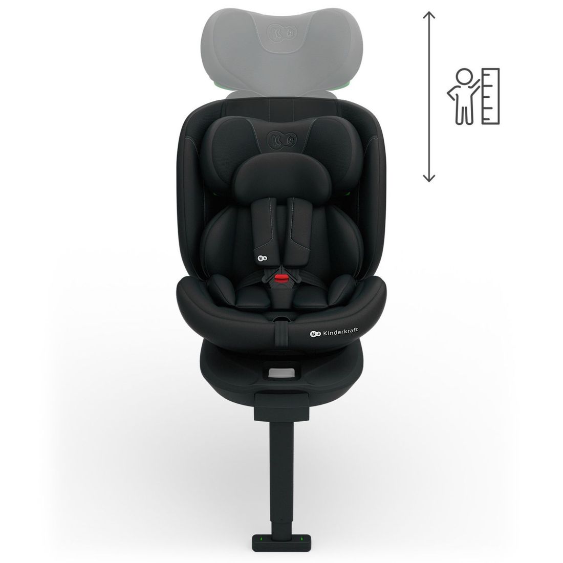 Siège auto I-360 2 Plus i-Size Black (groupe 1-2-3) (Kinderkraft) - Image 6