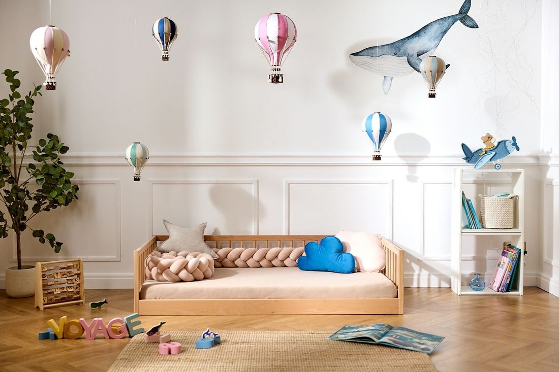 - Montgolfière Baby Blue & Beige - list: Beige|Bleu (Mon Lit Cabane) - Image 3