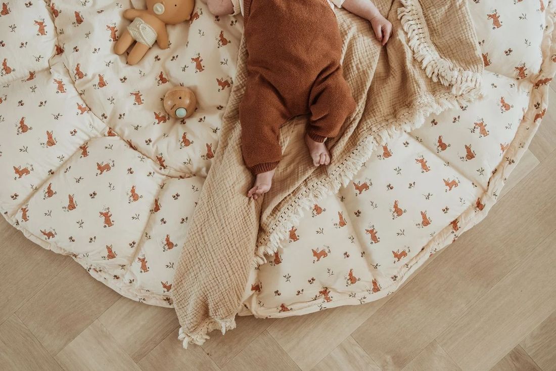organic babymat & cocoon-rabbit (Play & Go) - Image 9