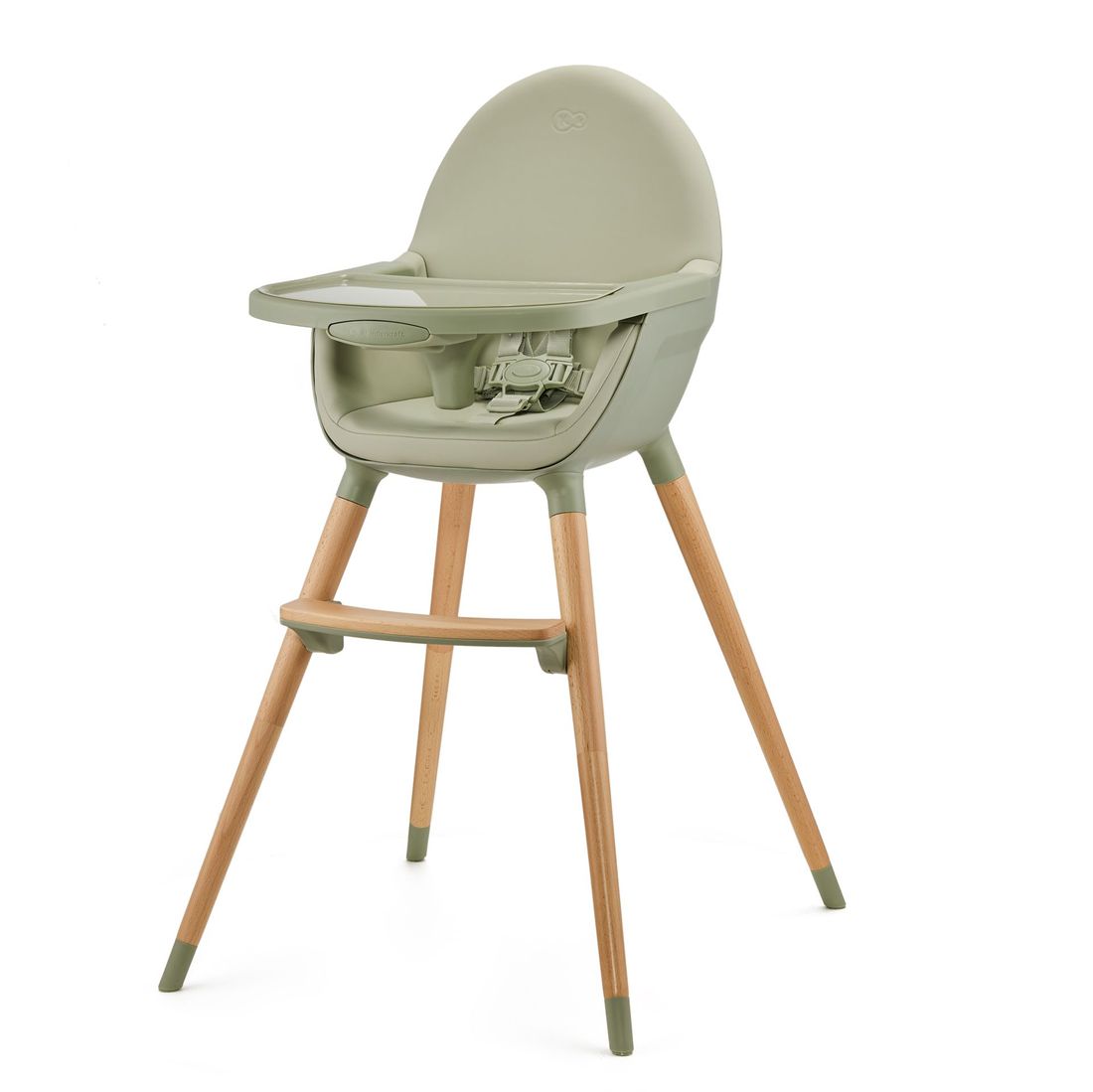 Chaise haute 2en1 FINI 2 vert (Kinderkraft) - Image 1