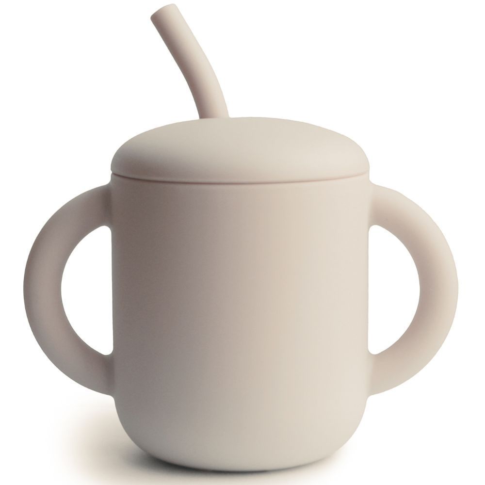 Tasse à paille Sand (Mushie) - Couverture