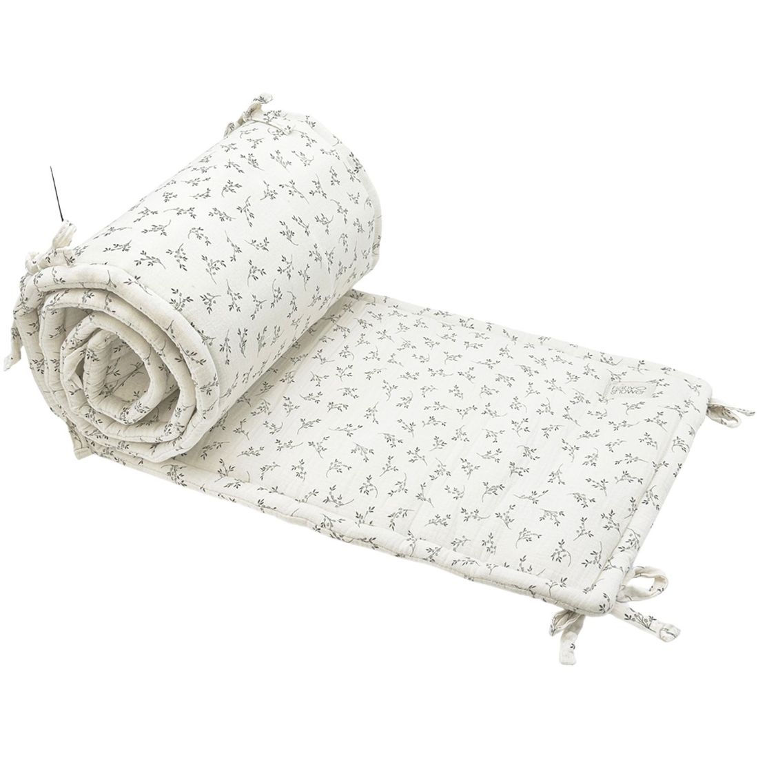 Tour de lit Doux Olive Bloom (pour lits 60 x 120 et 70 x 140 cm) (Babyshower) - Couverture