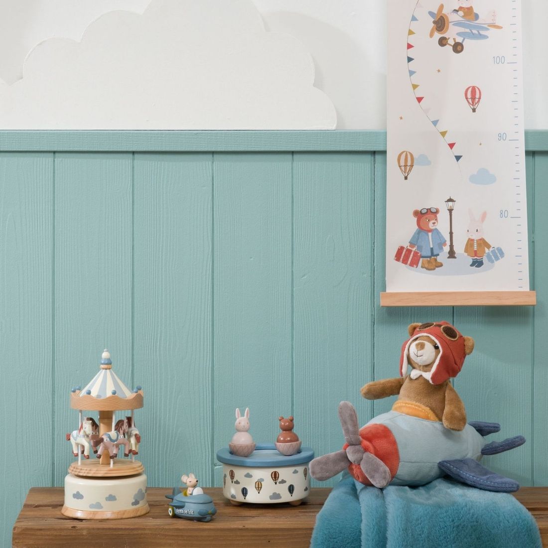 Boîte à musique Montgolfière (Amadeus Les Petits) - Image 1