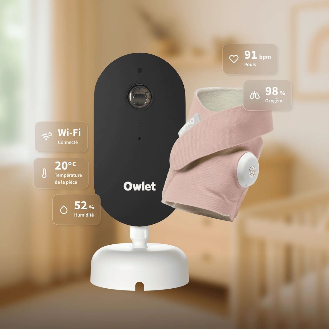 Dream Duo™ 3 - Dream Sock + Dream Sight (Owlet) - Image 1