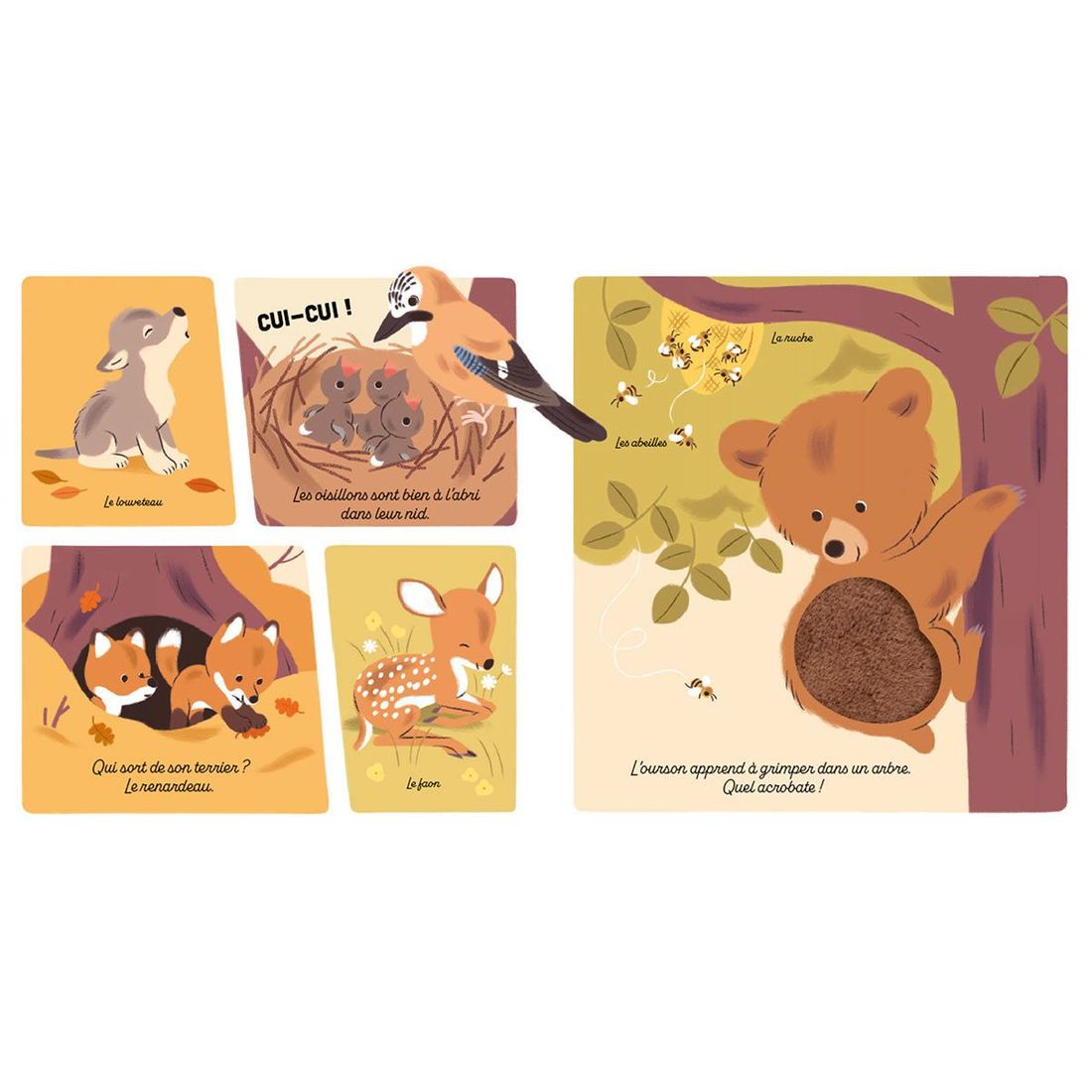 Livre Mon imagier tout doux - les bébés animaux (Larousse) - Image 2