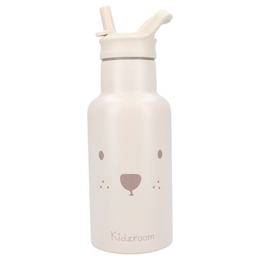 Gourde isotherme 350ml Ours Sable - Beige (Kidzroom) - Image 1