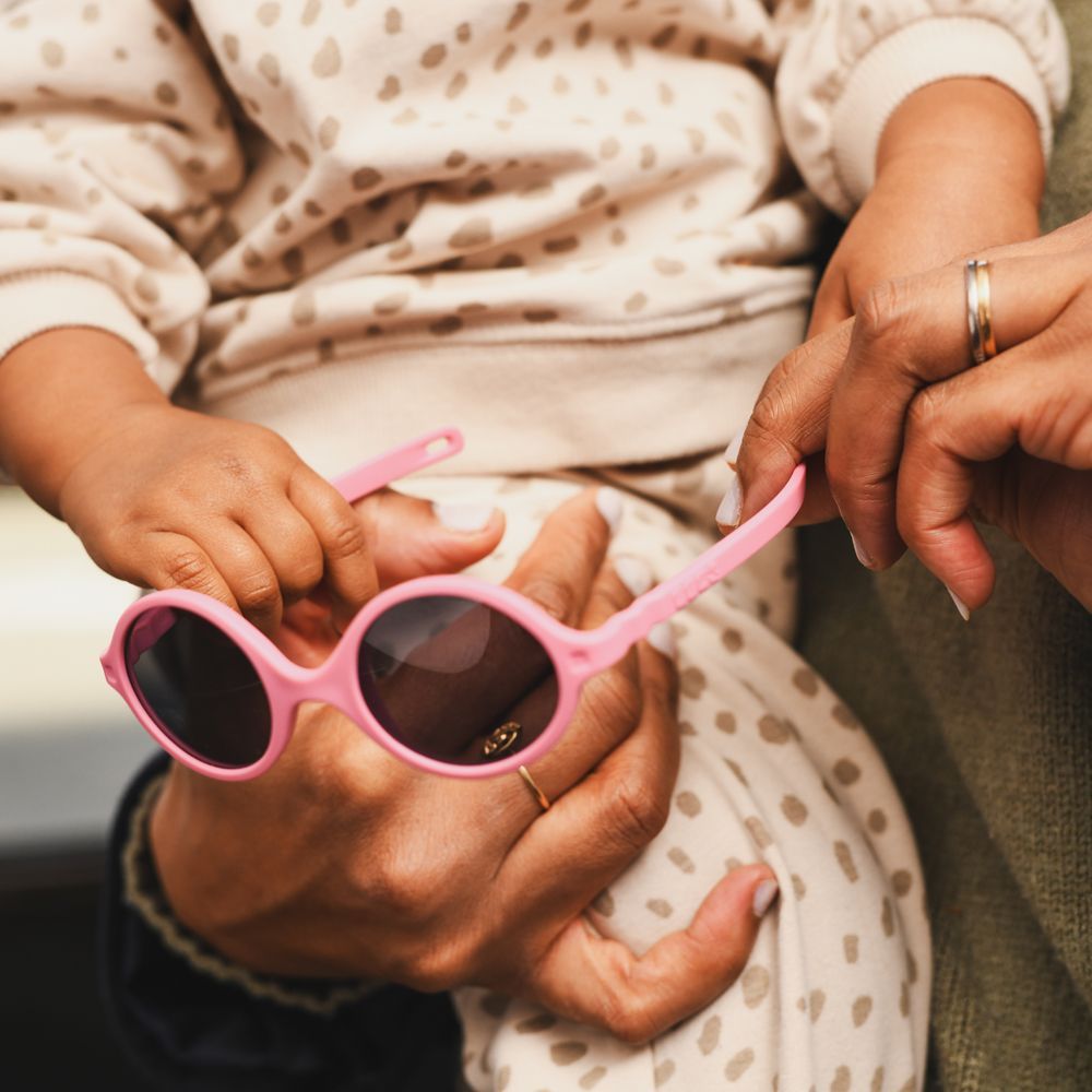 Lunettes de soleil Diabola rose pivoine (0-12 mois) (KI ET LA) - Couverture