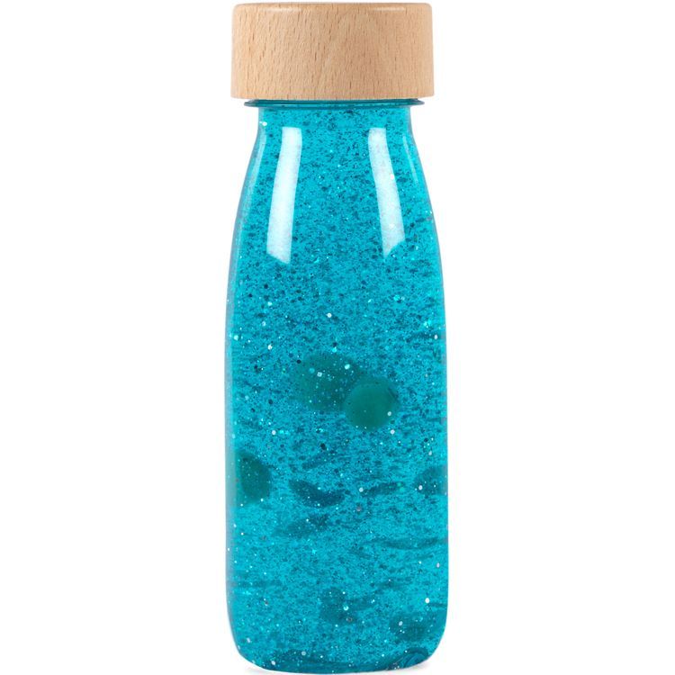 Bouteille sensorielle Float Turquoise (Petit Boum) - Couverture