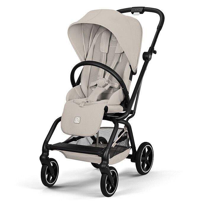 Poussette Compacte Eezy S Twist+2 Châssis Black - Dune Grey (Cybex) - Image 5