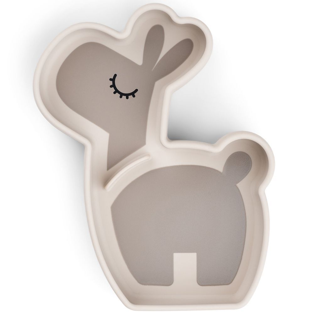 Assiette en silicone avec ventouse Lalee Sable (Done by deer) - Image 1