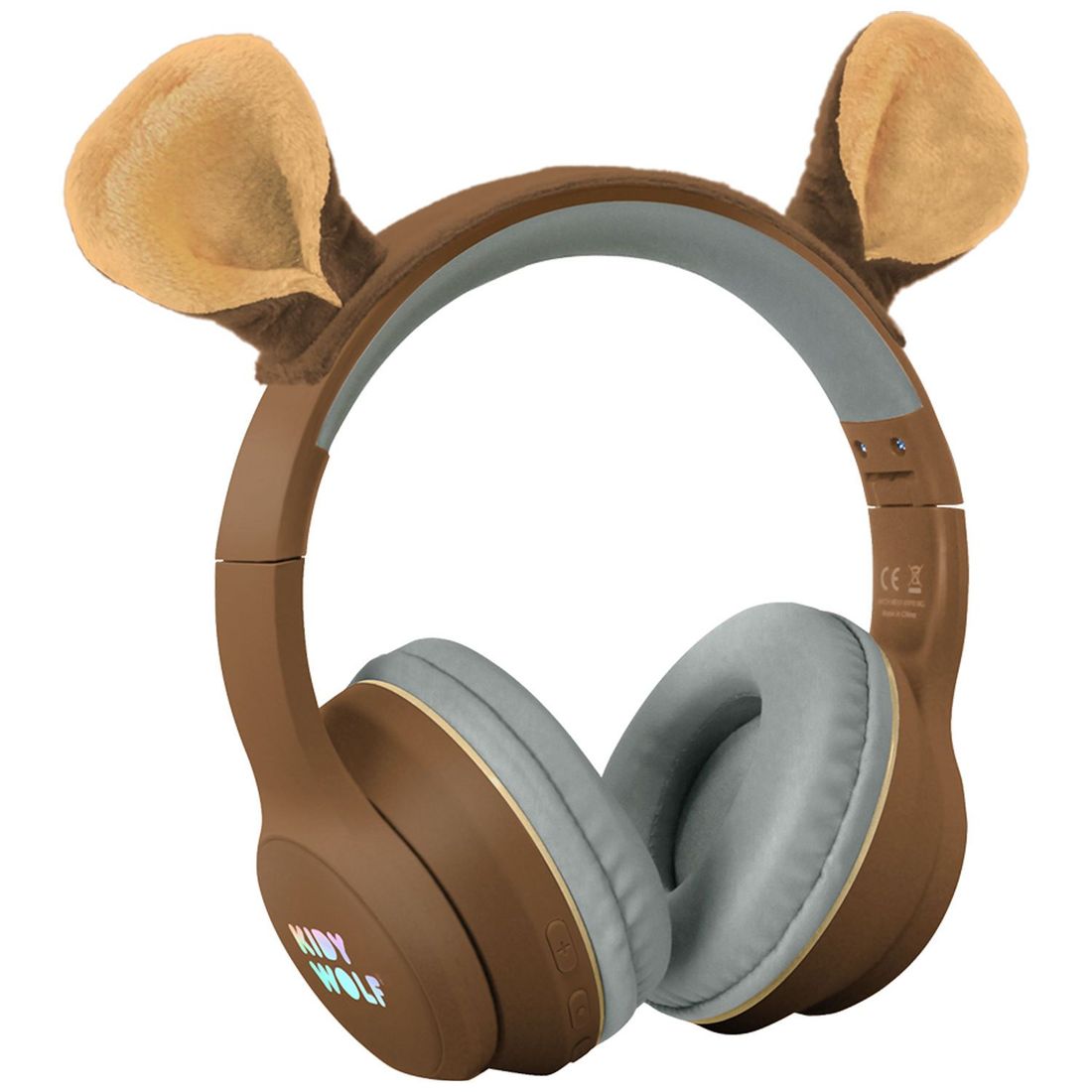 Casque audio Bluetooth enfant KIDYEARS Ours à oreilles aimantées (Kidywolf) - Image 1