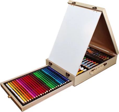 CREA & CIE - Mallette A Dessin 63 Pieces Pour Enfant - Jouet D'imitation