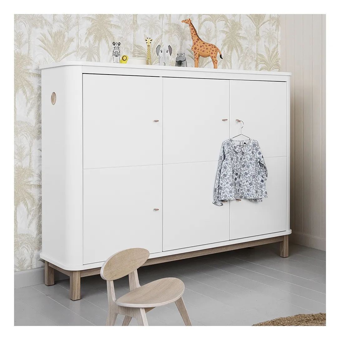 Oliver Furniture - Armoire multi-rangement 3 portes en chêne (Oliver Furniture) - Image 2