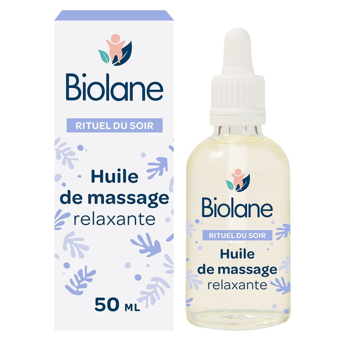 Huile de Massage Relaxante - 50 ml (Biolane) - Image 1