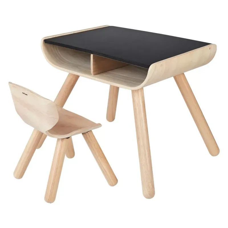 Table et chaise (Plan Toys) - Image 1