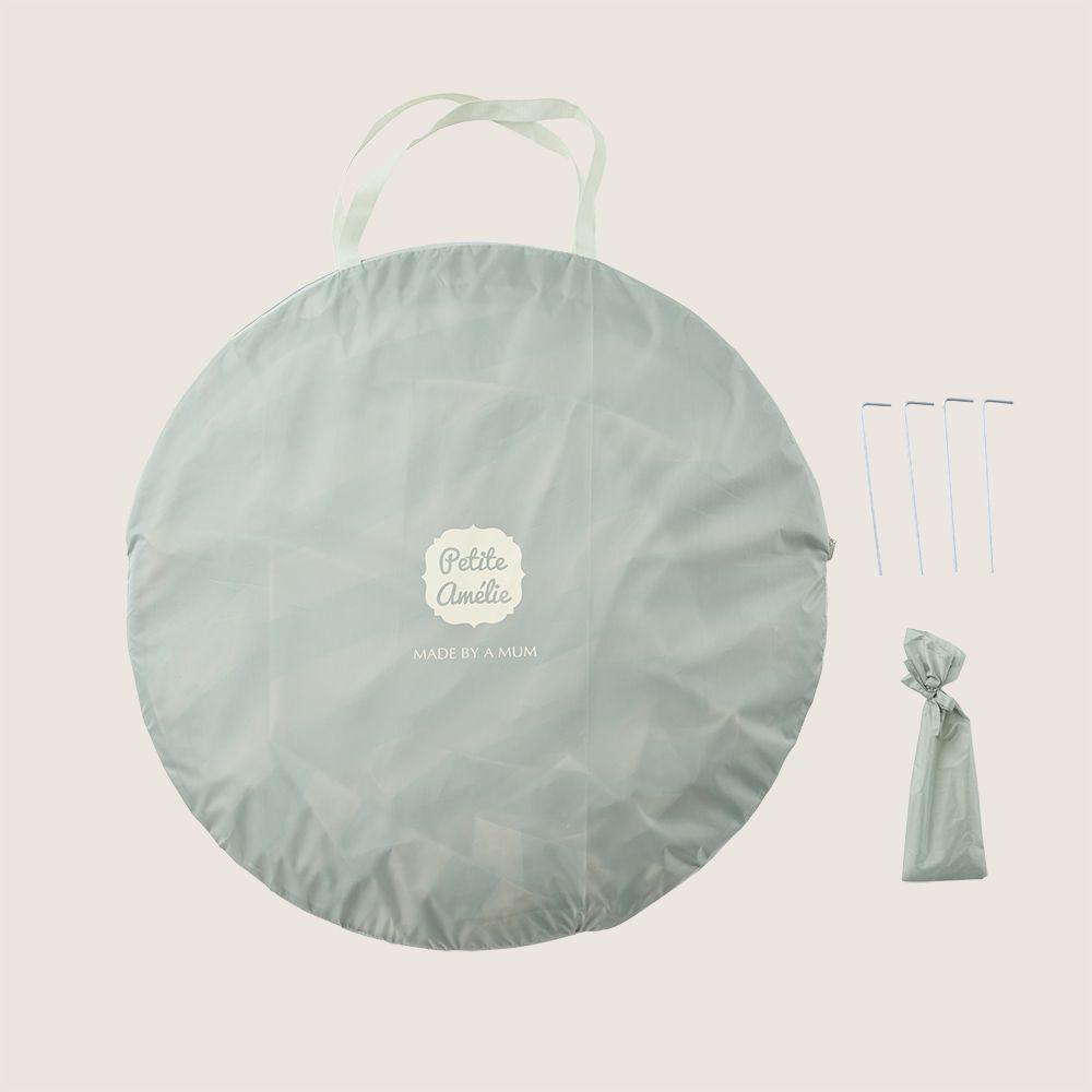 Petite Amélie | Tente pop-up Cannes | Protection solaire UPF 40+ | Vert menthe | 1 personne | Tente de plage pliante avec sac de transport (Petite Amélie) - Image 3
