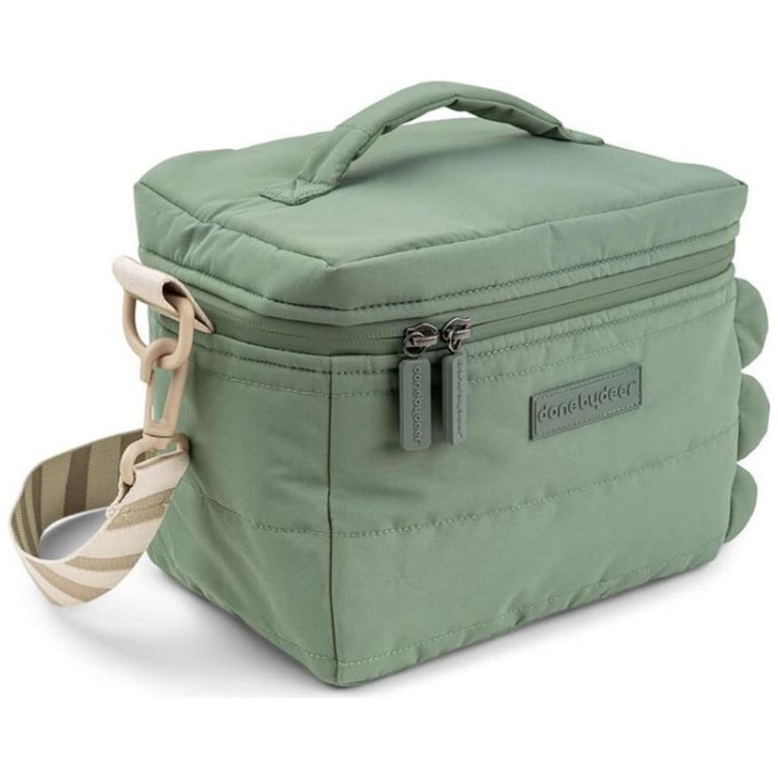 Sac isotherme matelassé Croco vert (6,2 L) (Done by deer) - Image 1