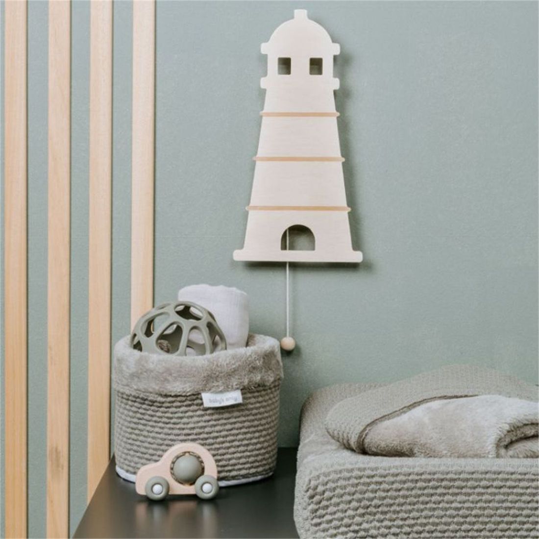 Balle de préhension en silicone Urban green (Baby's Only) - Image 5
