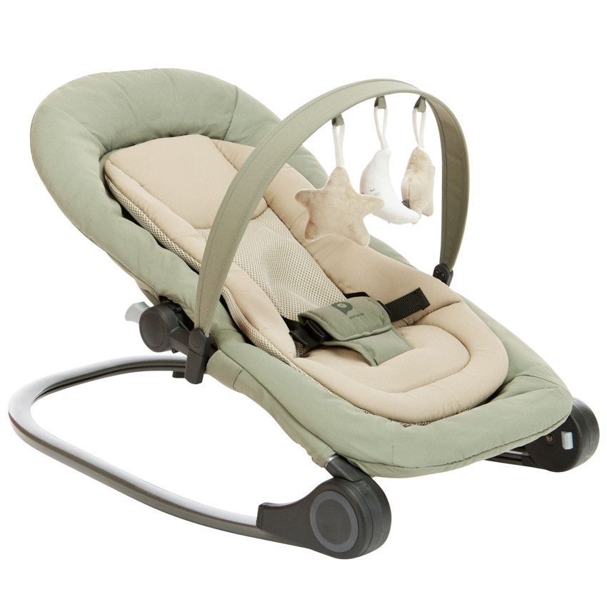 Transat Sluggy avec arche de jeux kaki - Vert (Prémaman) - Couverture