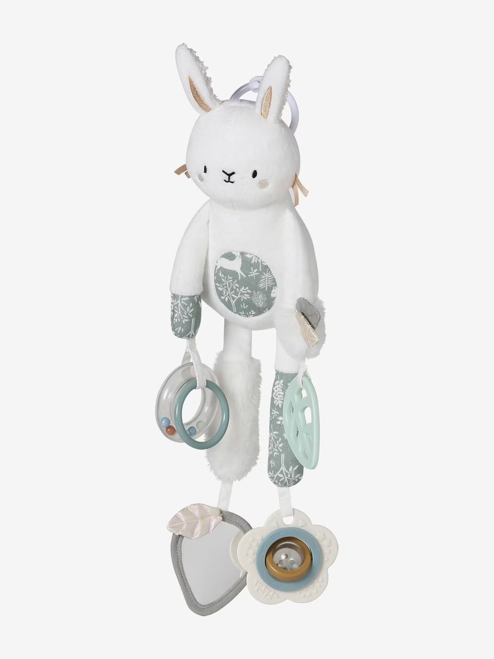 Peluche d'activités à suspendre DANS LES BOIS blanc (Vertbaudet) - Image 2