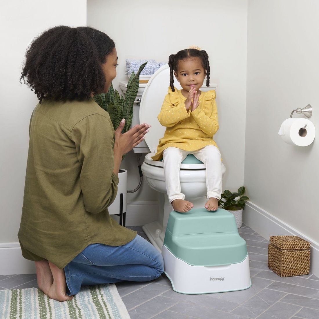 Pot d'apprentissage bébé 3 en 1 Vert (Kids2) - Image 4