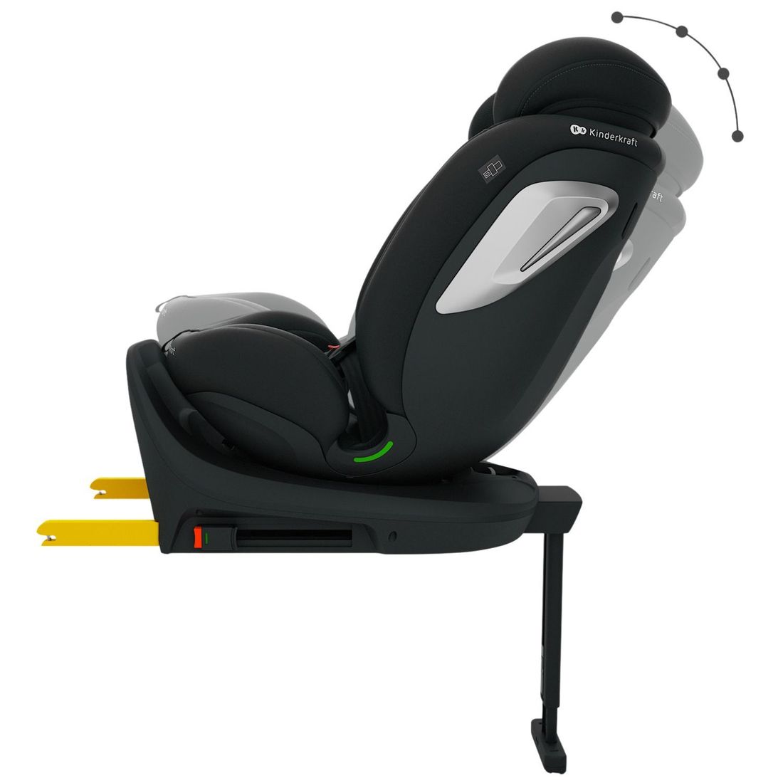 Siège auto I-360 2 Plus i-Size Black (groupe 1-2-3) (Kinderkraft) - Image 5