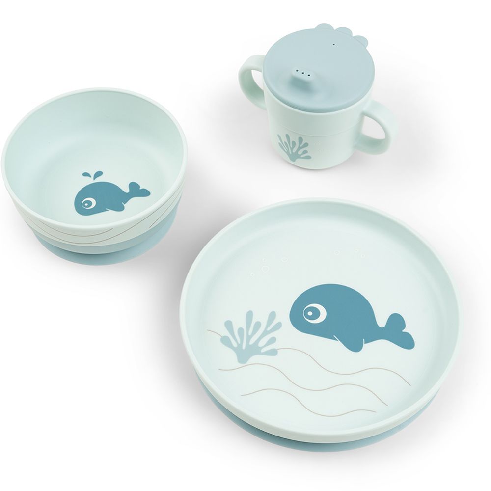 Coffret repas Foodie Wally Bleu (3 pièces) (Done by deer) - Couverture