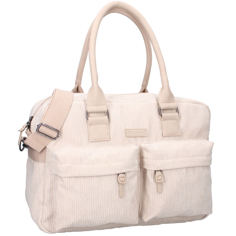 Sac à langer en velours côtelé sable (Kidzroom) - Couverture