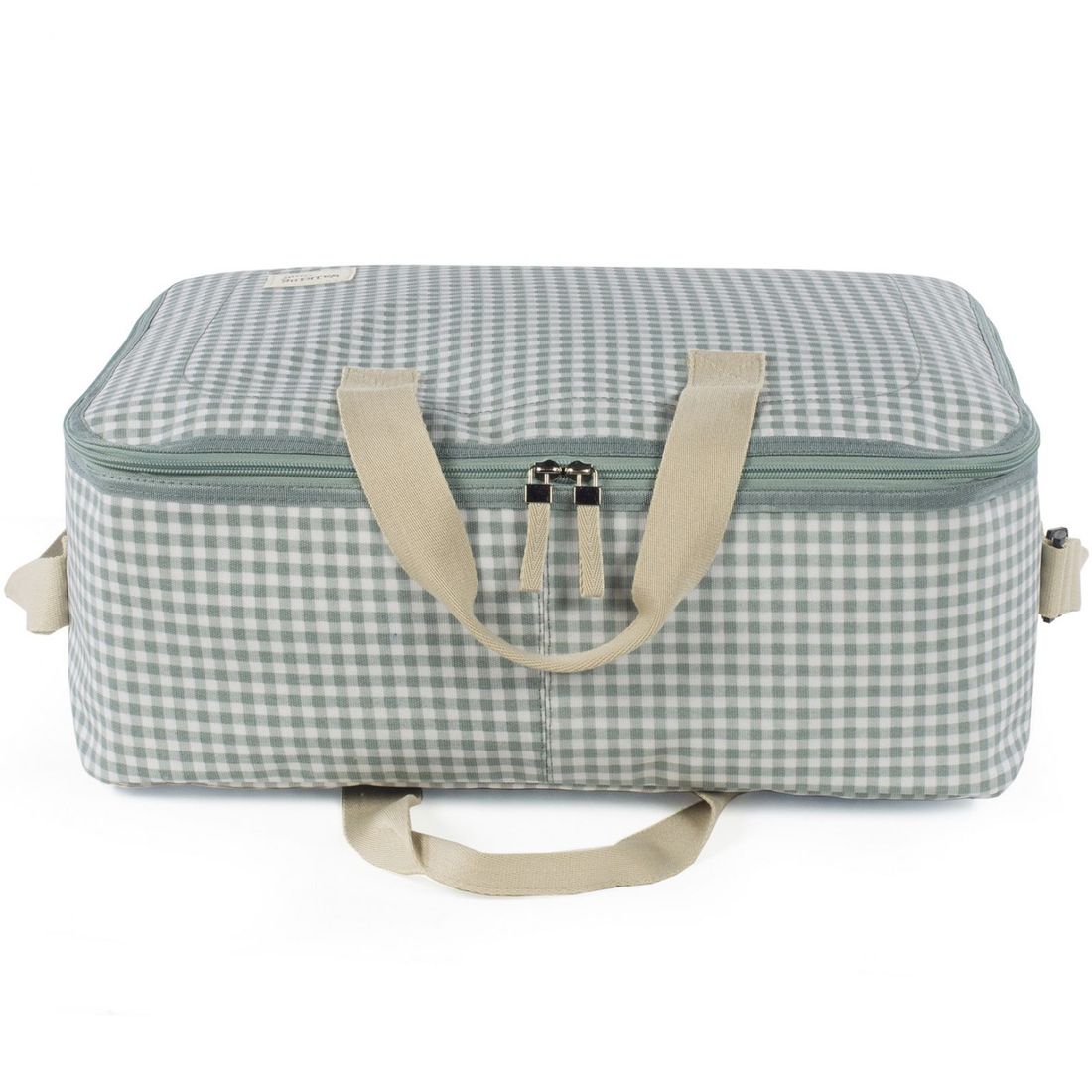 Valise de maternité I love vichy vert (Walking Mum) - Image 6