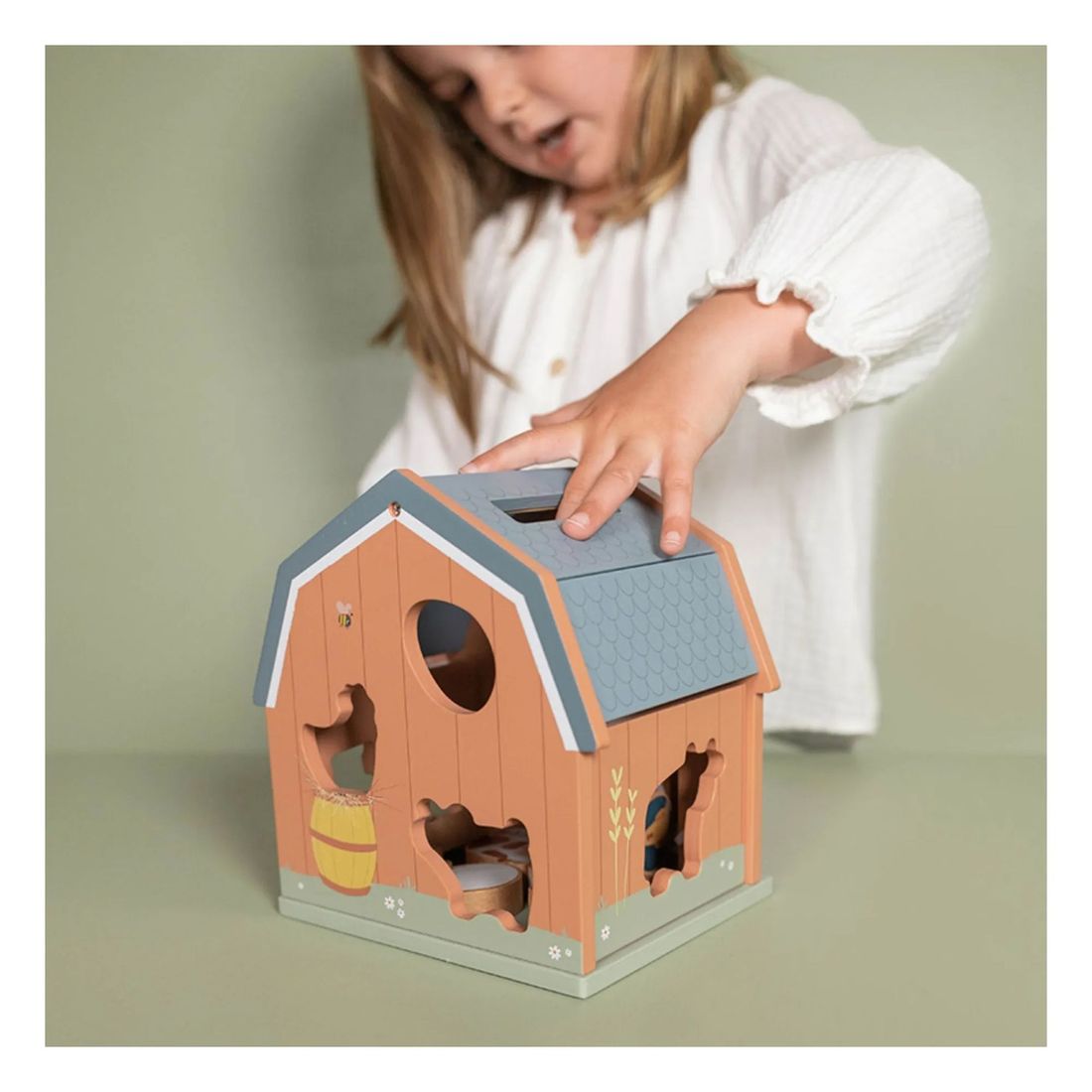 Little Dutch - Boîte à formes en bois FSC - Little Farm (Little Dutch) - Image 2