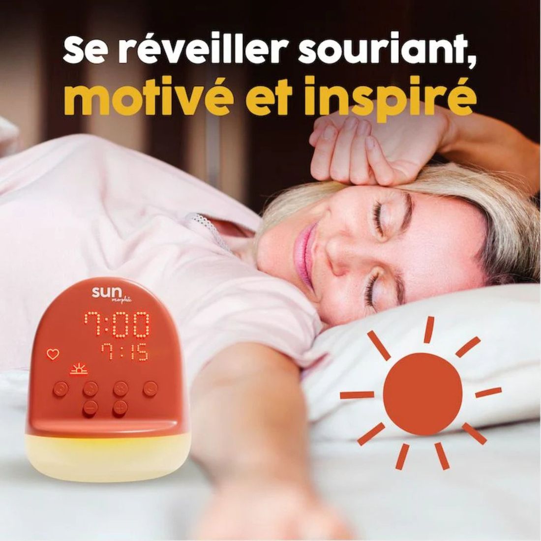 Réveil Sun terracotta (10 ans et+) (Morphée) - Image 2