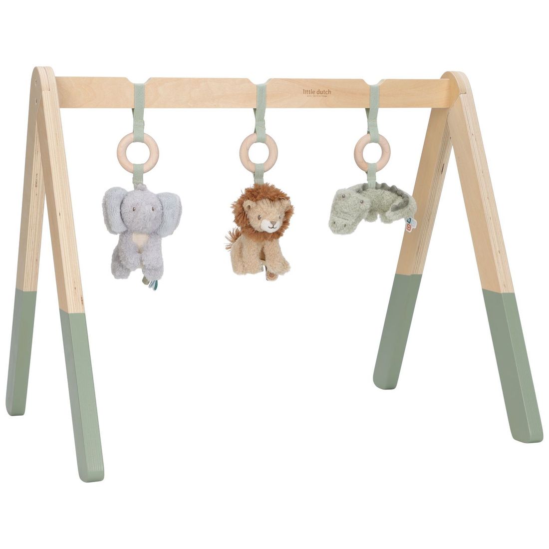 Arche en bois Safari Friends avec 3 jouets d'activités (Little Dutch) - Image 9