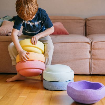 Jeu de motricité Original rainbow pastel (6 blocs) (Stapelstein) - Image 3