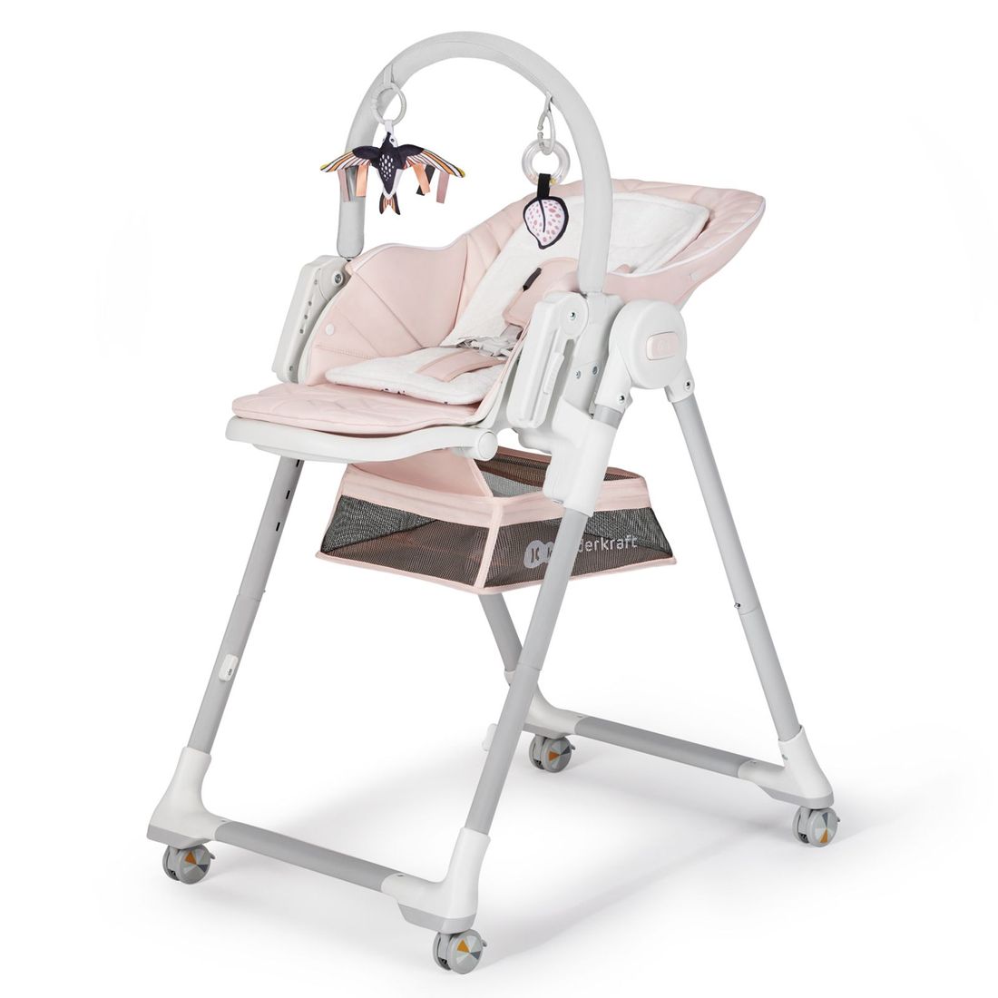 Chaise haute LASTREE rose (Kinderkraft) - Image 5