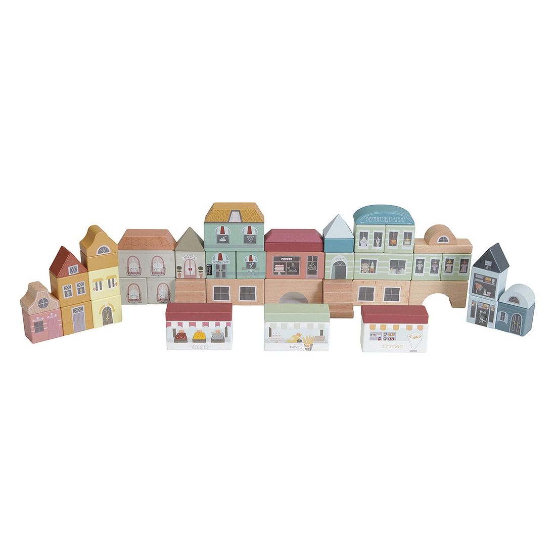 Extension Ville Circuit Train en Bois (Little Dutch) - Image 1